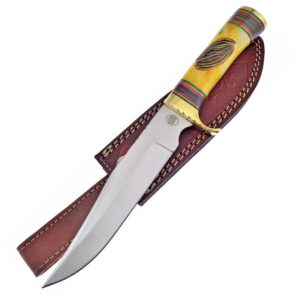 Frost Chipaway Young Deer Bowie Yellow Bone 12 25 - In2Knives Online Knife Shop